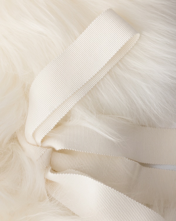 Shearling collar - White Shearling collar - White
