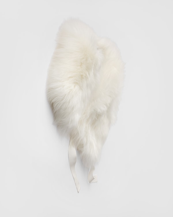 Shearling collar - White Shearling collar - White