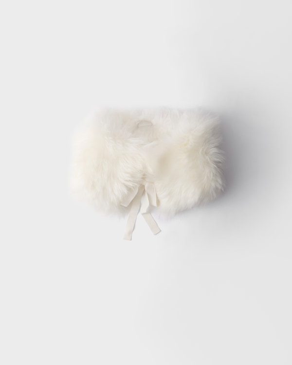 Shearling collar - White Shearling collar - White