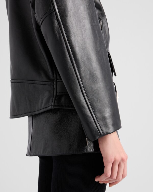 Nappa leather biker jacket Nappa leather biker jacket