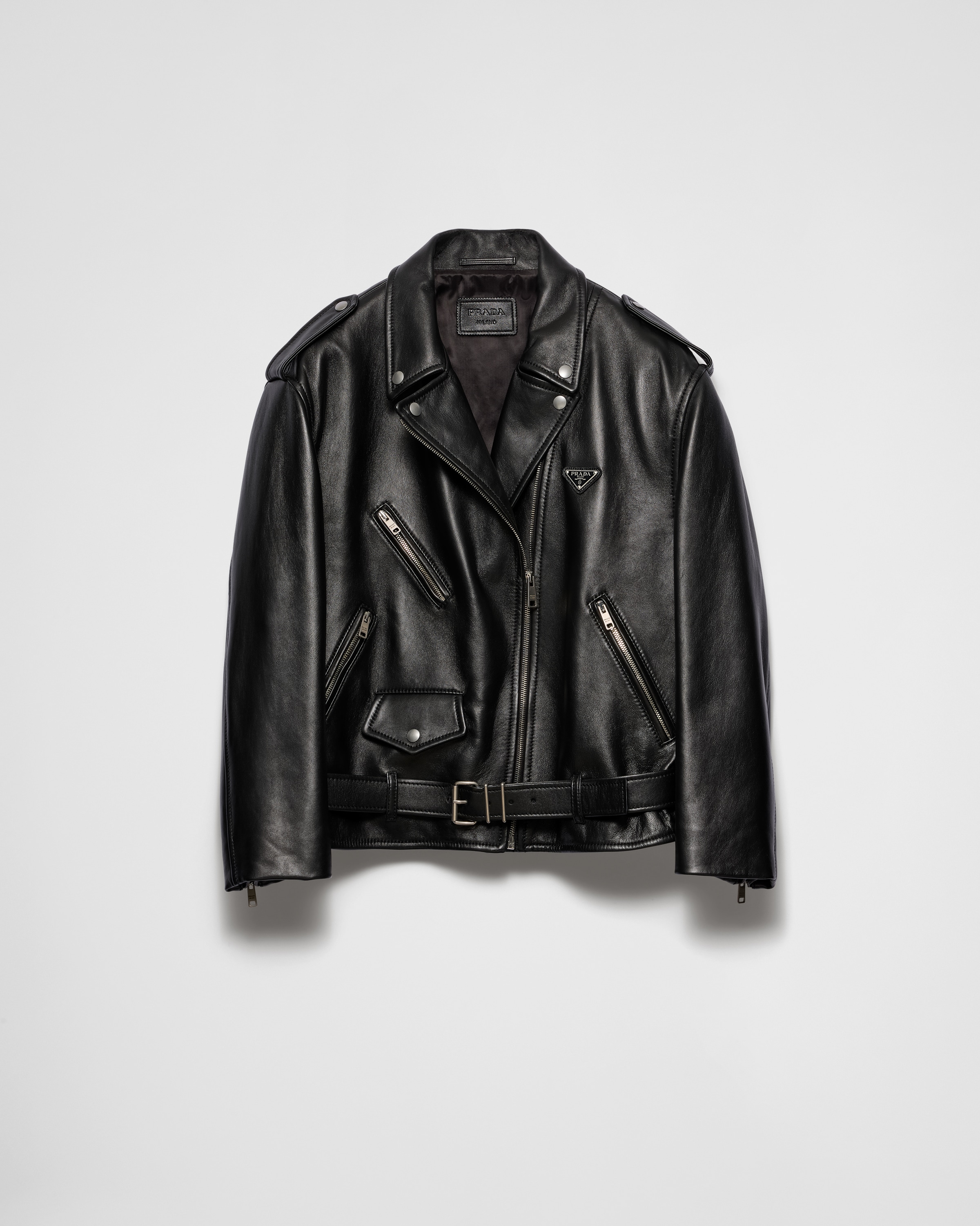 Prada leather jacket online