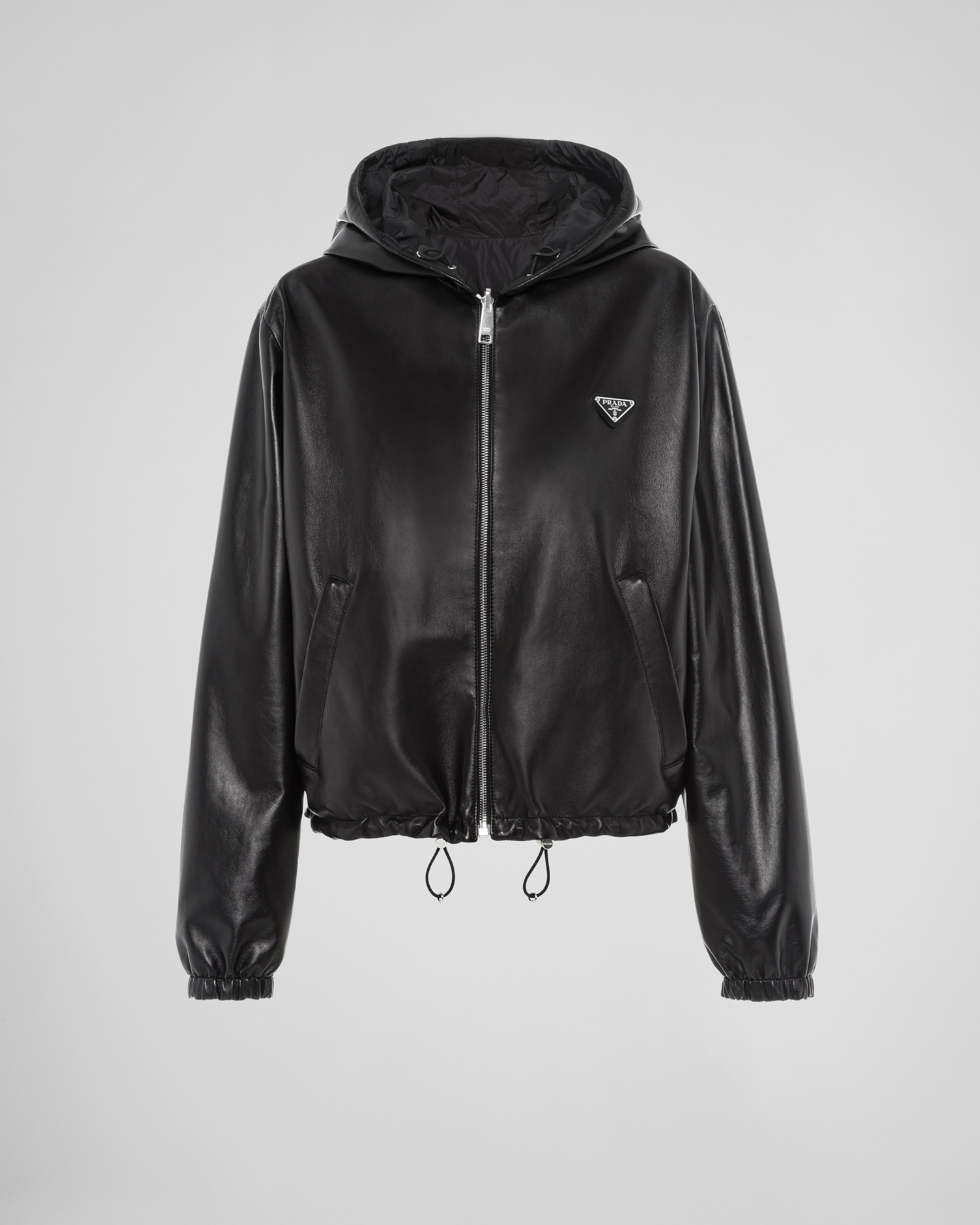 Prada leather coat best sale