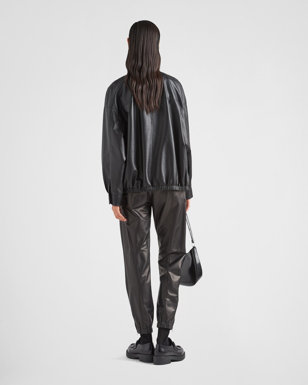 Black Leather jacket | Prada