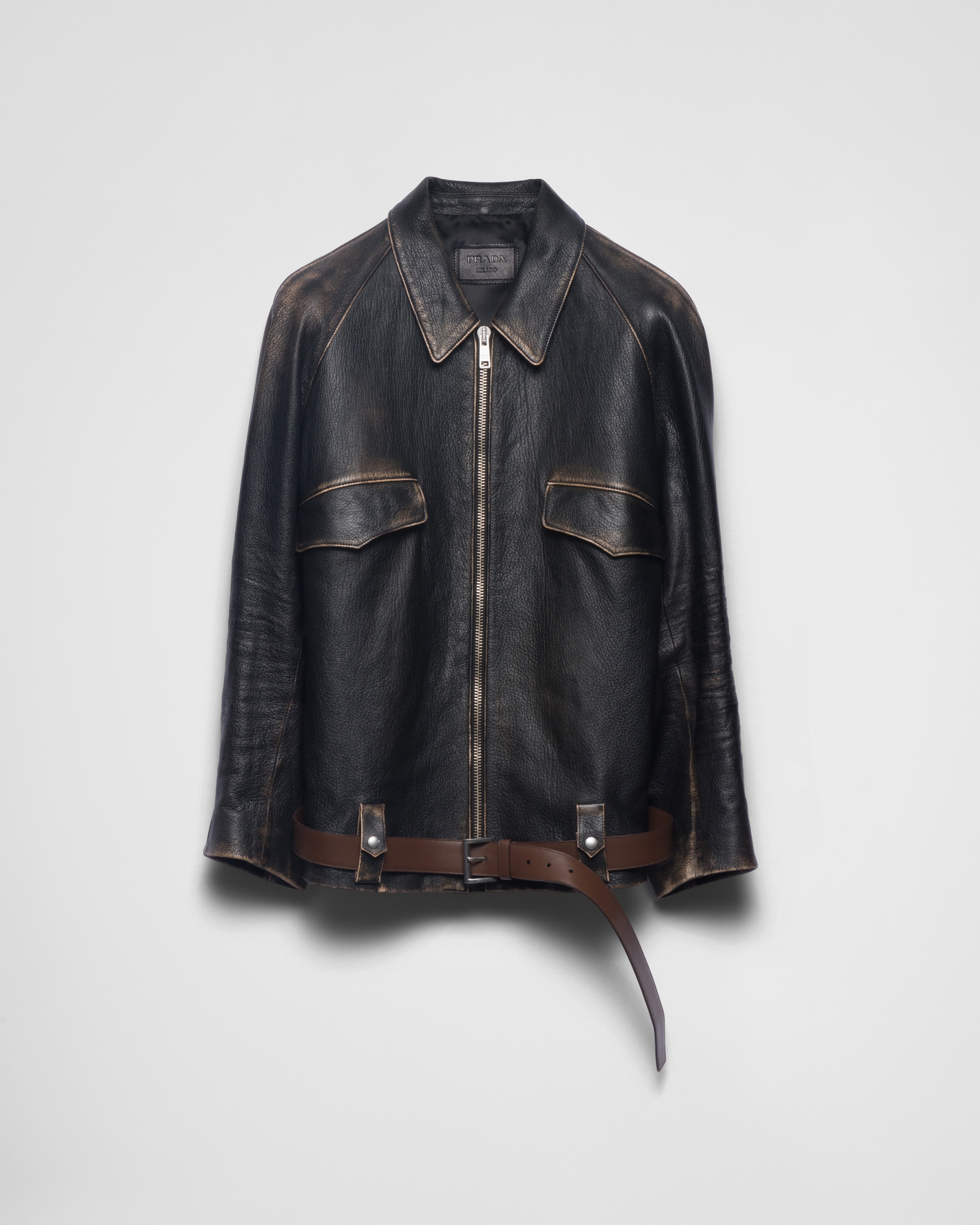 プラダスポーツ☆PRADA SPORTS 過多 ライダース ジャケット レディース