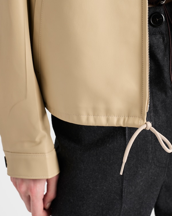 Nappa leather blouson jacket Nappa leather blouson jacket