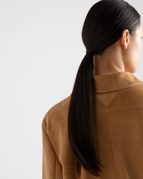 Suede blouson jacket - Honey Suede blouson jacket - Honey