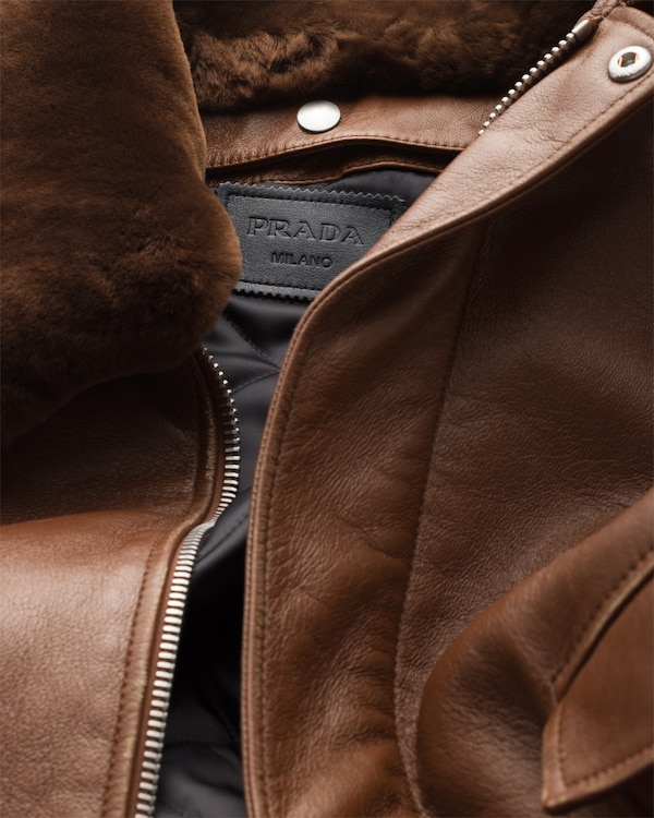 Nappa leather bomber jacket Nappa leather bomber jacket