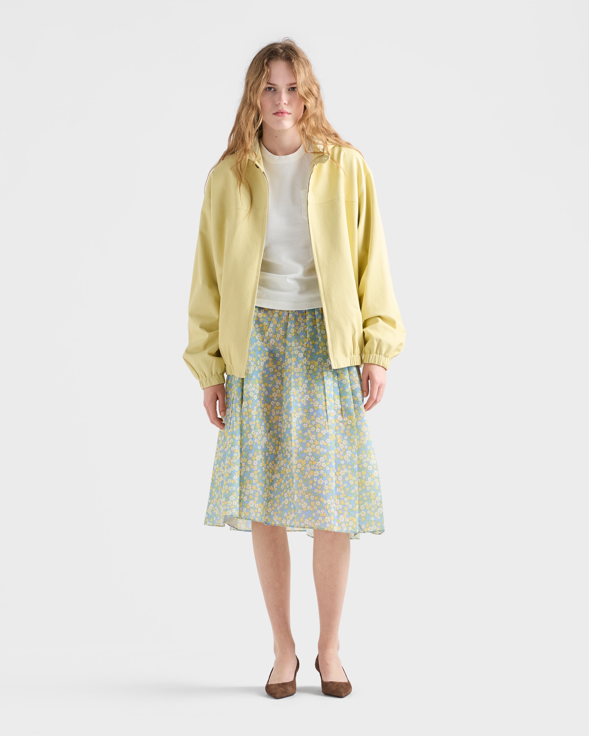PRADA ヴィッテロムーブ メタルロゴ 長財布 ピンクベージュ レディース 