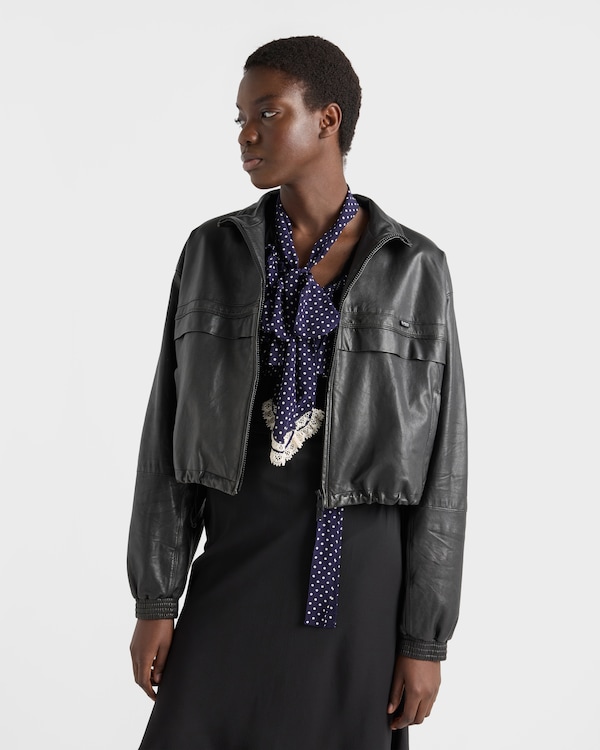 Nappa leather jacket - Black Nappa leather jacket - Black