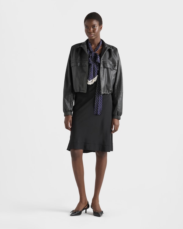 Nappa leather jacket - Black Nappa leather jacket - Black