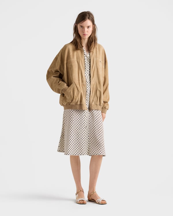 Suede jacket - Sand Beige Suede jacket - Sand Beige