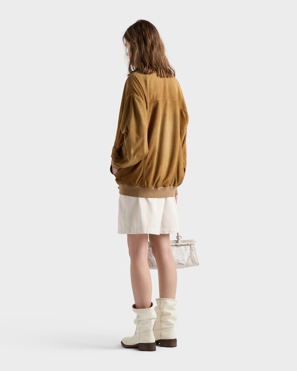 Suede jacket - Malt Beige Suede jacket - Malt Beige