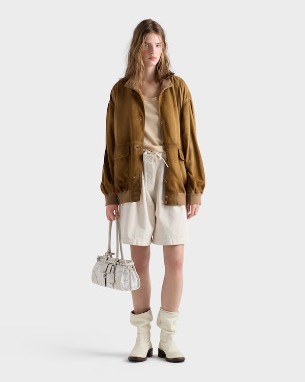 Suede jacket - Malt Beige Suede jacket - Malt Beige