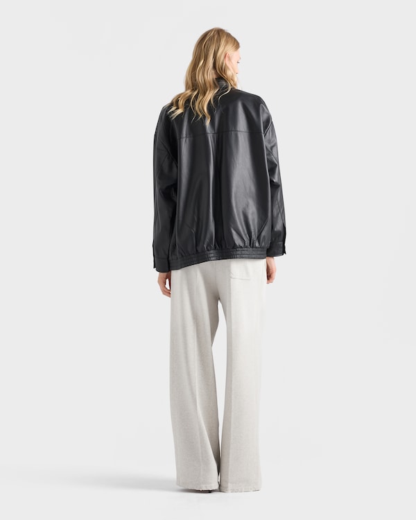 Veste en cuir nappa - Noir Veste en cuir nappa - Noir