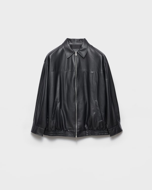 Veste en cuir nappa - Noir Veste en cuir nappa - Noir