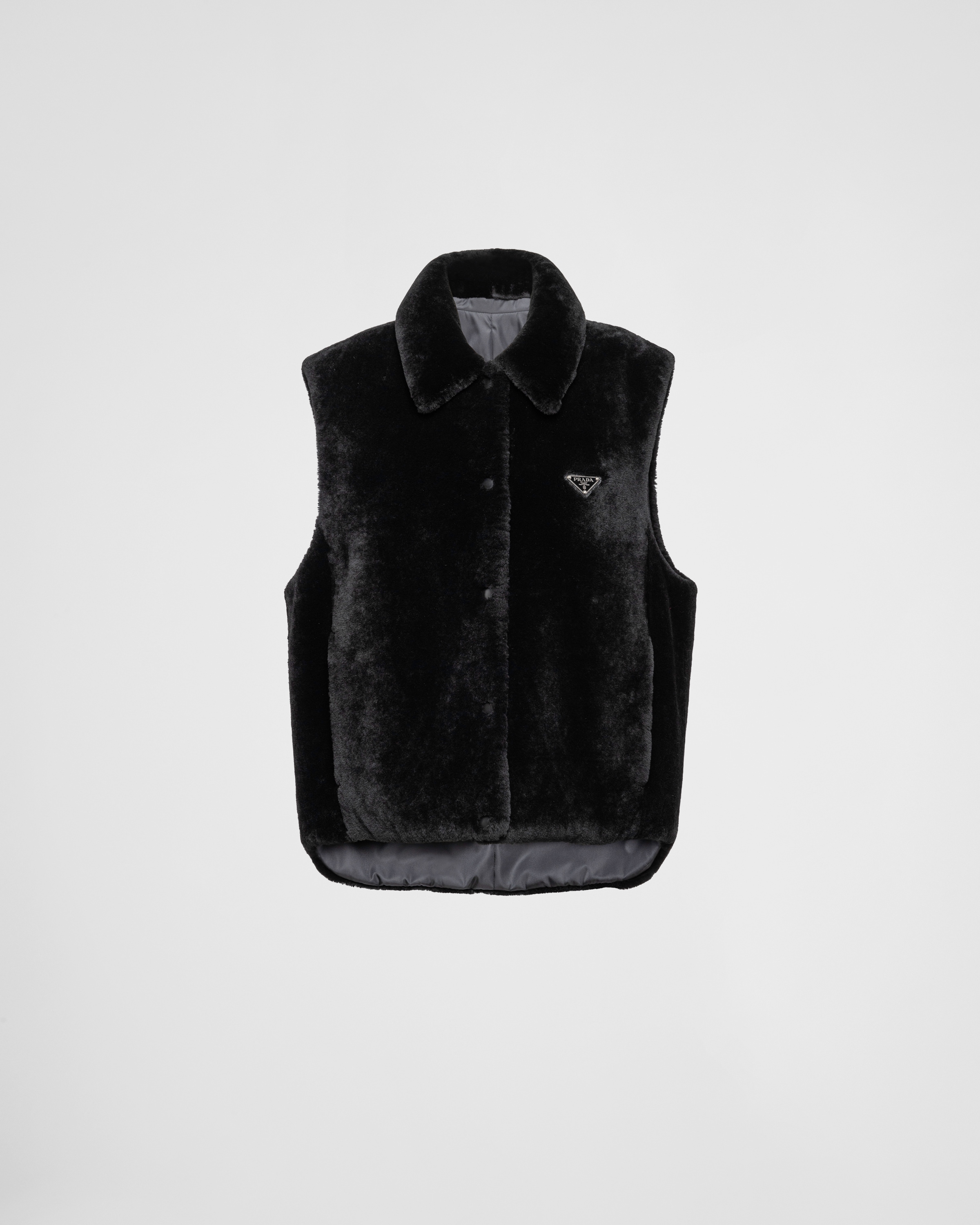 Prada fur vest outlet