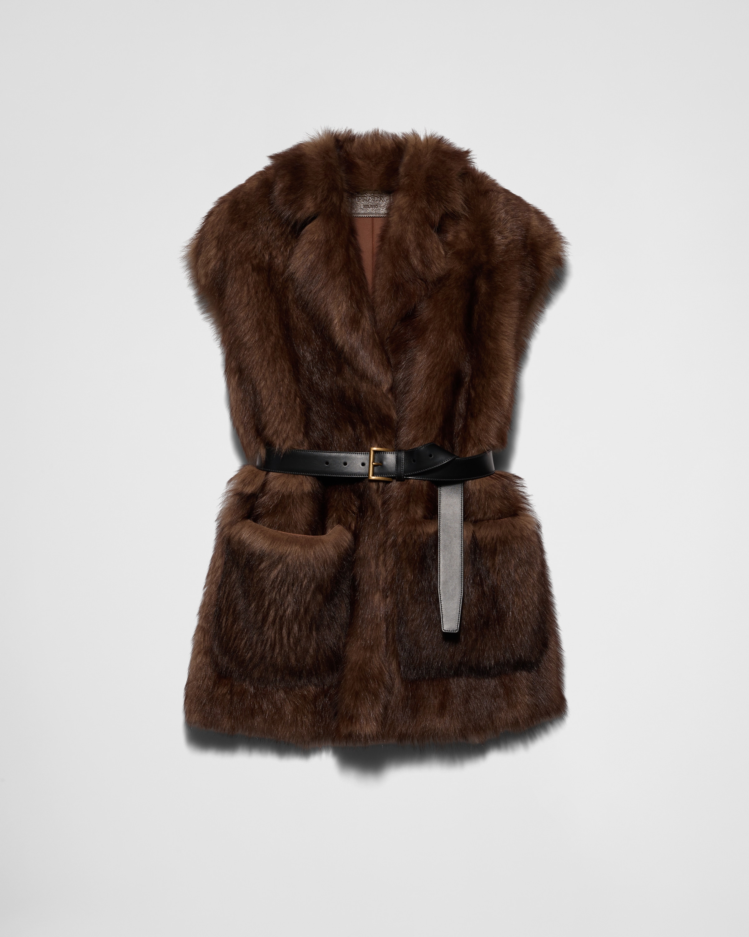 Prada Jackets In Mahoghany