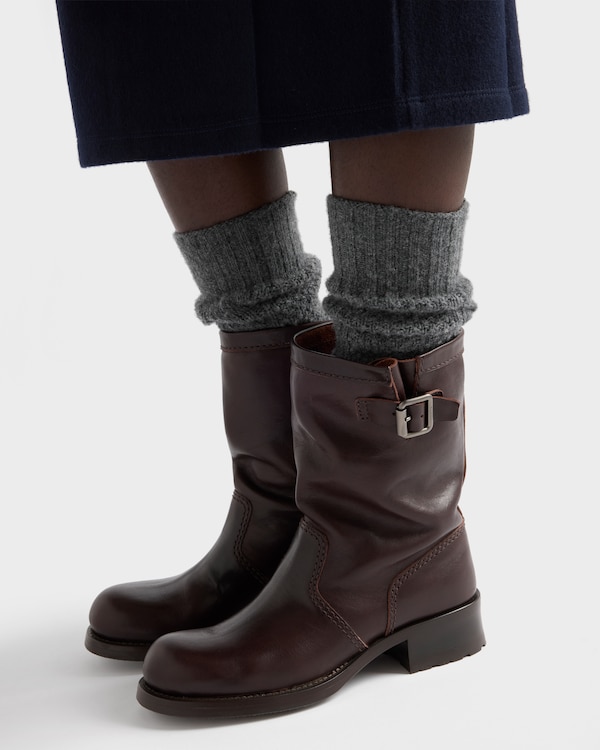 Calcetines de lana y cachemir - Gris Pizarra Calcetines de lana y cachemir - Gris Pizarra