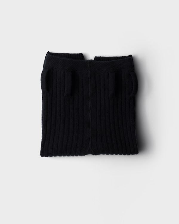 Wool and cashmere short leggings - Navy Wool and cashmere short leggings - Navy