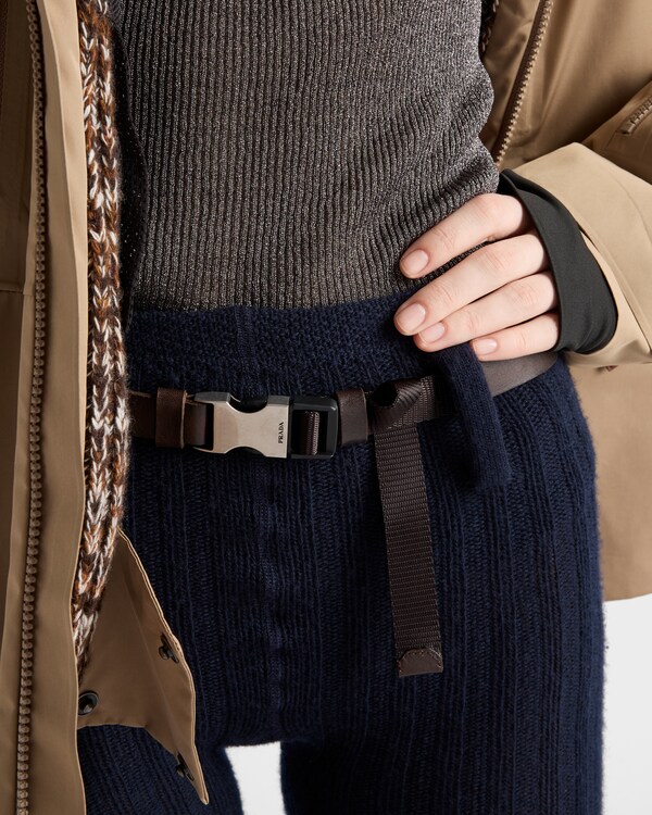 Wool and cashmere leggings - Navy Wool and cashmere leggings - Navy