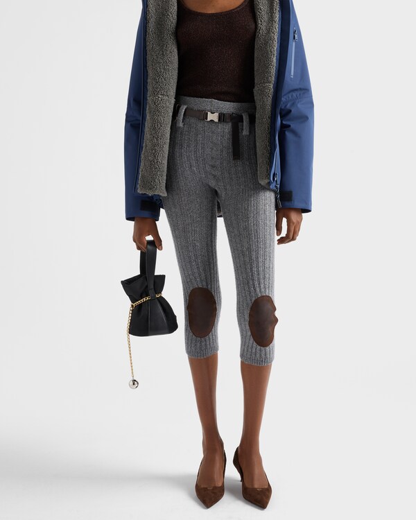 Wool and cashmere leggings - Grey Wool and cashmere leggings - Grey