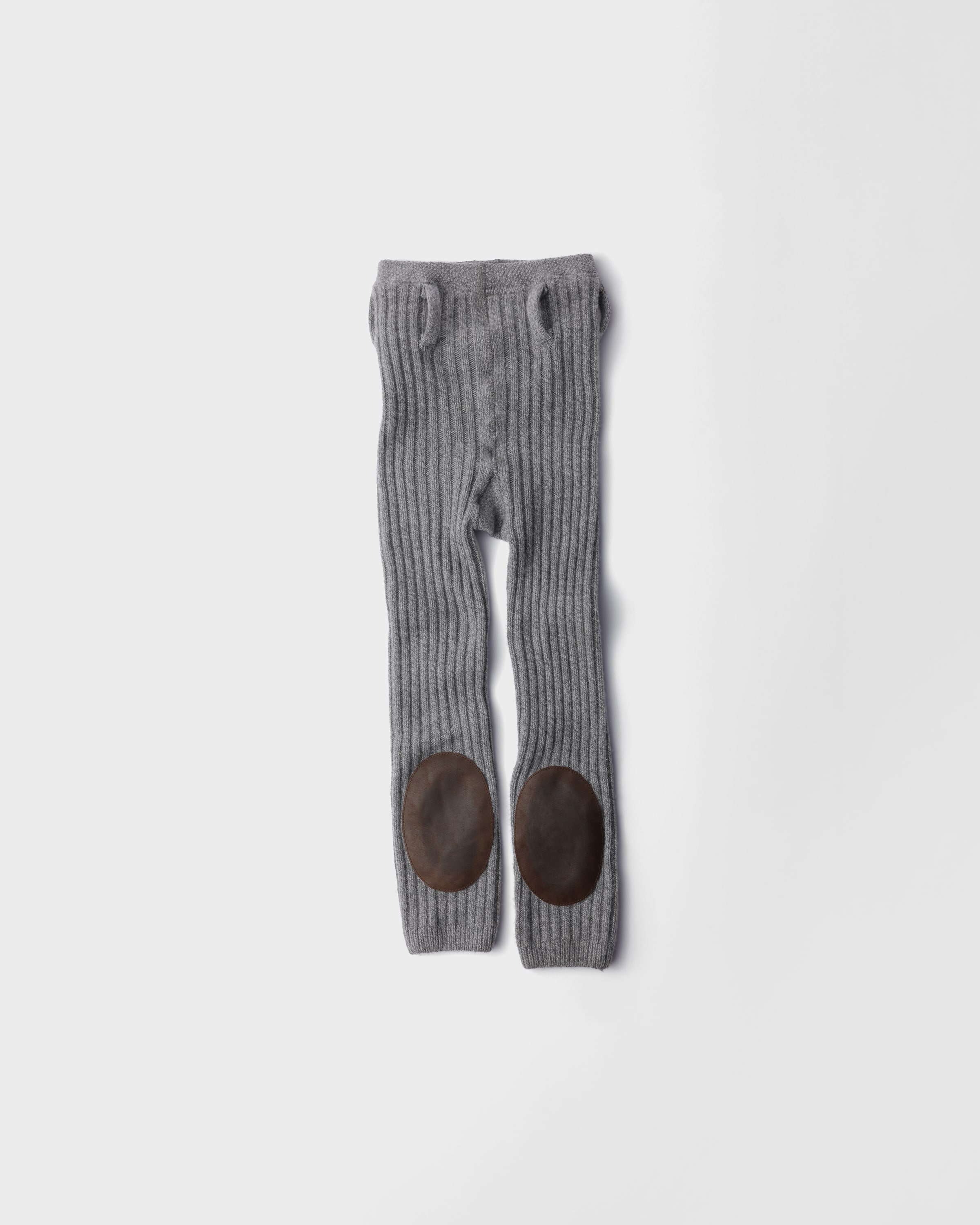 Prada Wool And Cashmere Leggings In Gray