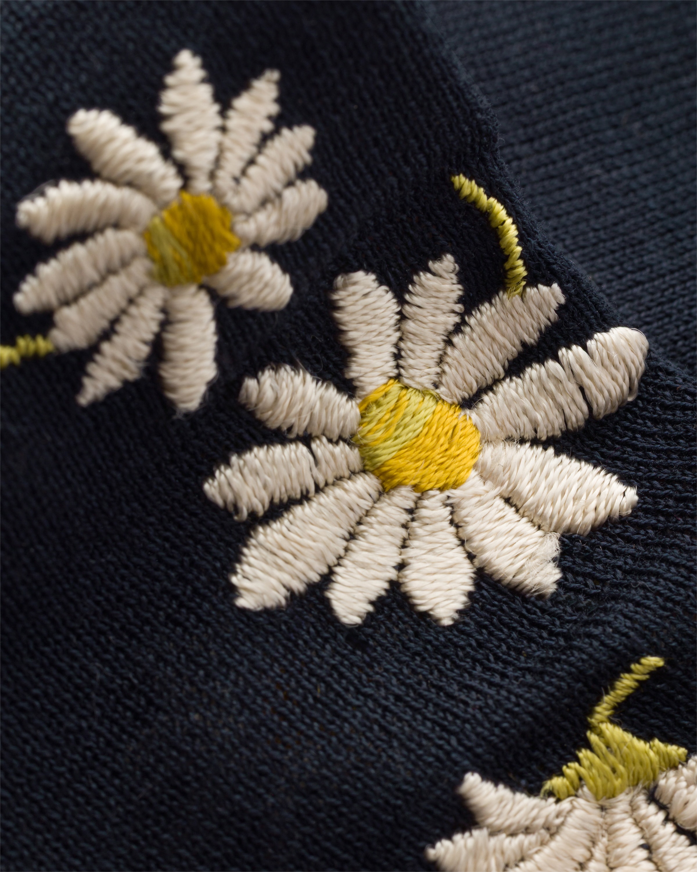 Navy Embroidered Over-the-knee Cotton Socks | PRADA - United States