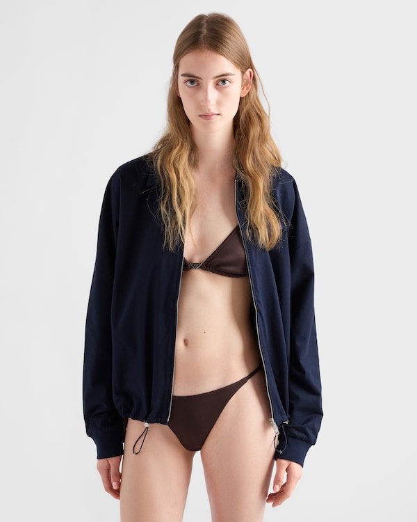 Interlock knit bikini bottom - Ebony Interlock knit bikini bottom - Ebony