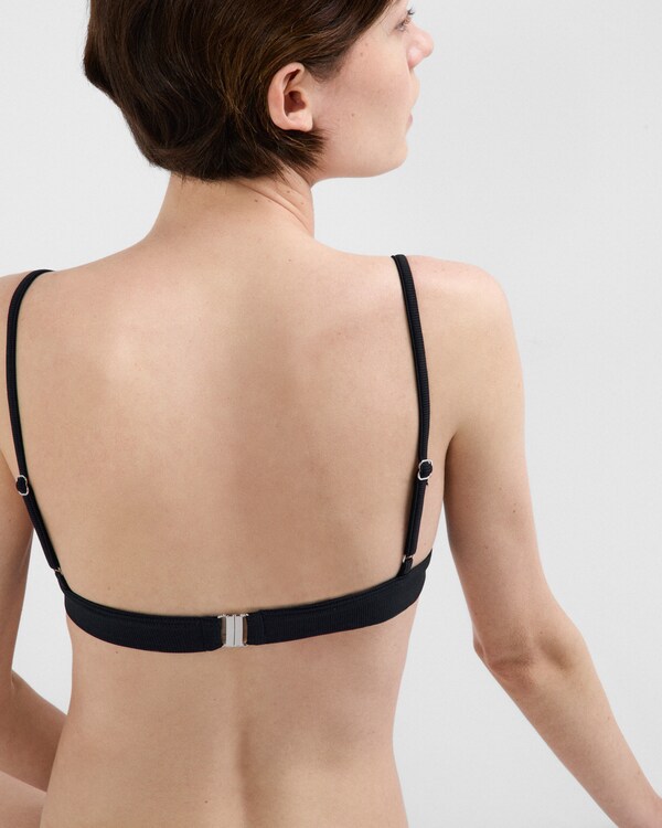 توب بيكيني براليت محبوك مضّلع توب بيكيني براليت محبوك مضّلع