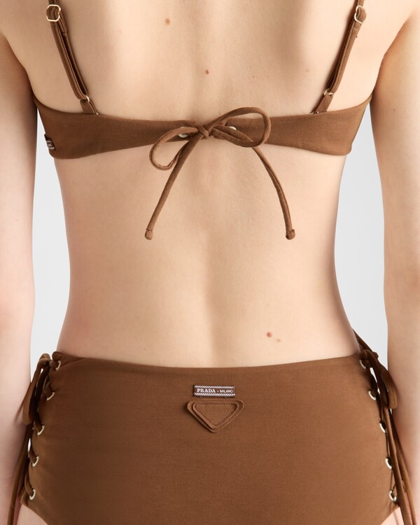 Streç Jarse Bikini Altı - Tütün Streç Jarse Bikini Altı - Tütün