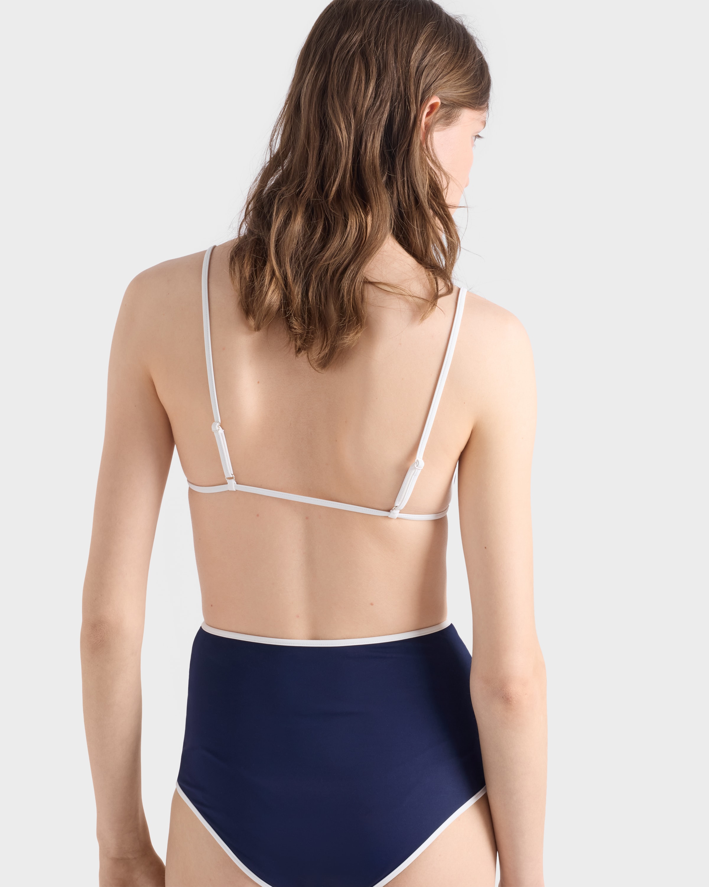 Blue/White Jersey bikini panty | PRADA - United States