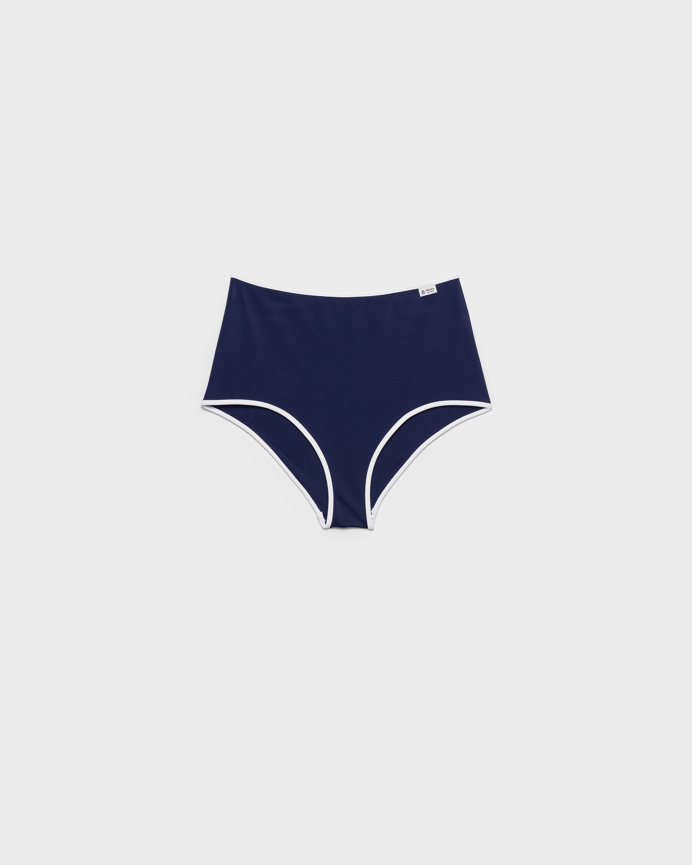 Blue/White Jersey bikini panty | PRADA - United States