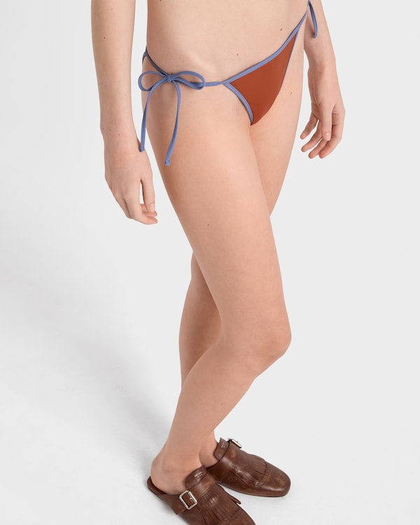 Braguita de bikini de punto - Óxido/Aviación Braguita de bikini de punto - Óxido/Aviación