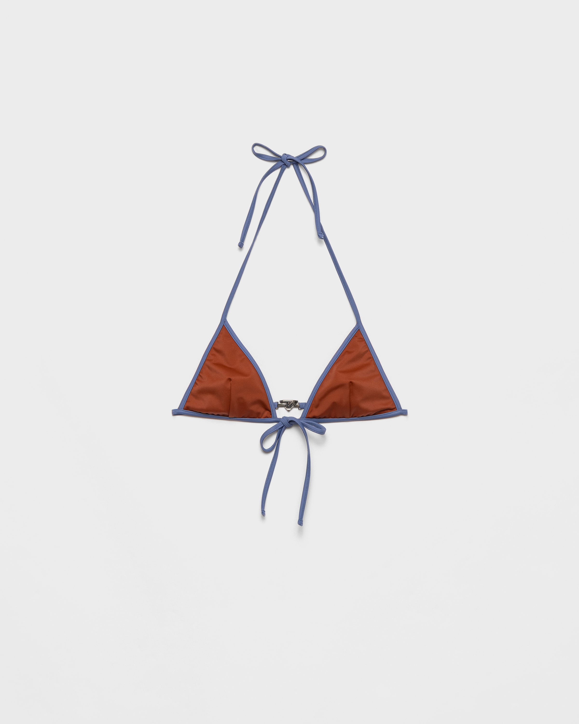 Rust/aviation Jersey Bikini Top | PRADA - United States