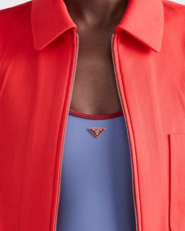 Bañador de una pieza de punto - Azul aviador/Burdeos Bañador de una pieza de punto - Azul aviador/Burdeos