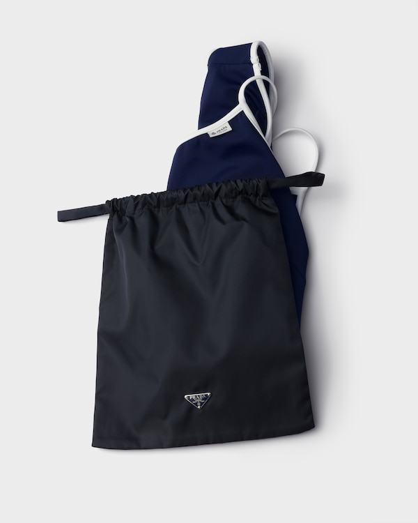 One-piece jersey swimsuit - Blue/White One-piece jersey swimsuit - Blue/White