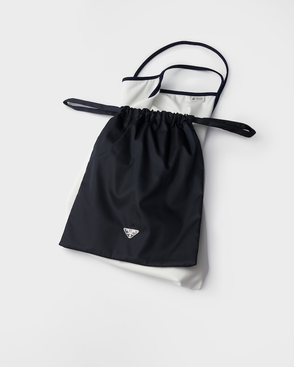 Maillot de bain une pièce en jersey - Blanc/Bleu Maillot de bain une pièce en jersey - Blanc/Bleu