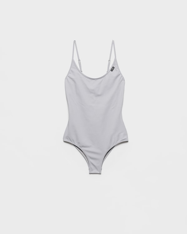 One-piece jersey swimsuit - Pearl Gray One-piece jersey swimsuit - Pearl Gray