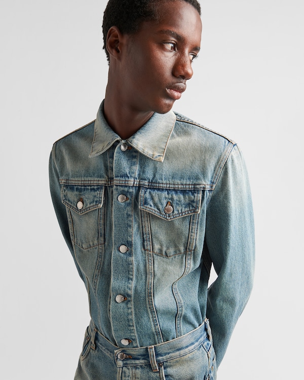 جاكيت بلوزون من الجينز جاكيت بلوزون من الجينز