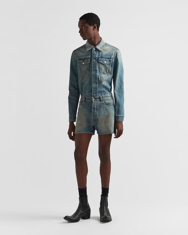 جاكيت بلوزون من الجينز جاكيت بلوزون من الجينز