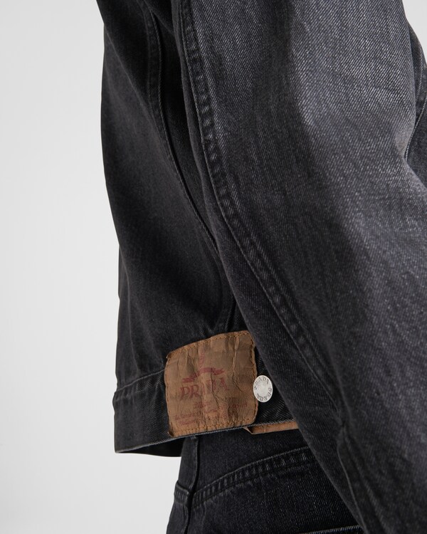 Denim blouson jacket Denim blouson jacket