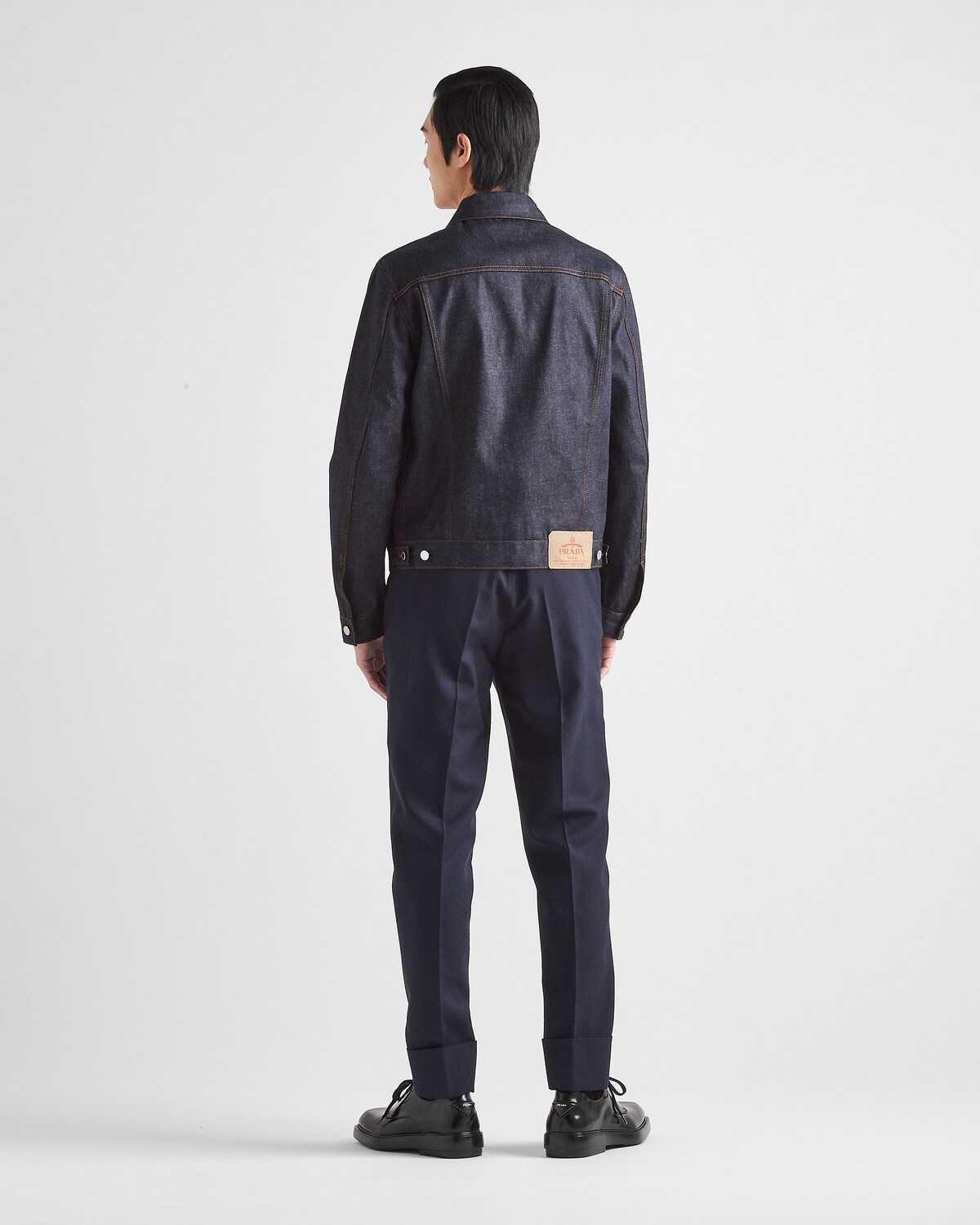 PRADA 25S LONG‑SLEEVE DENIM JACKET 234