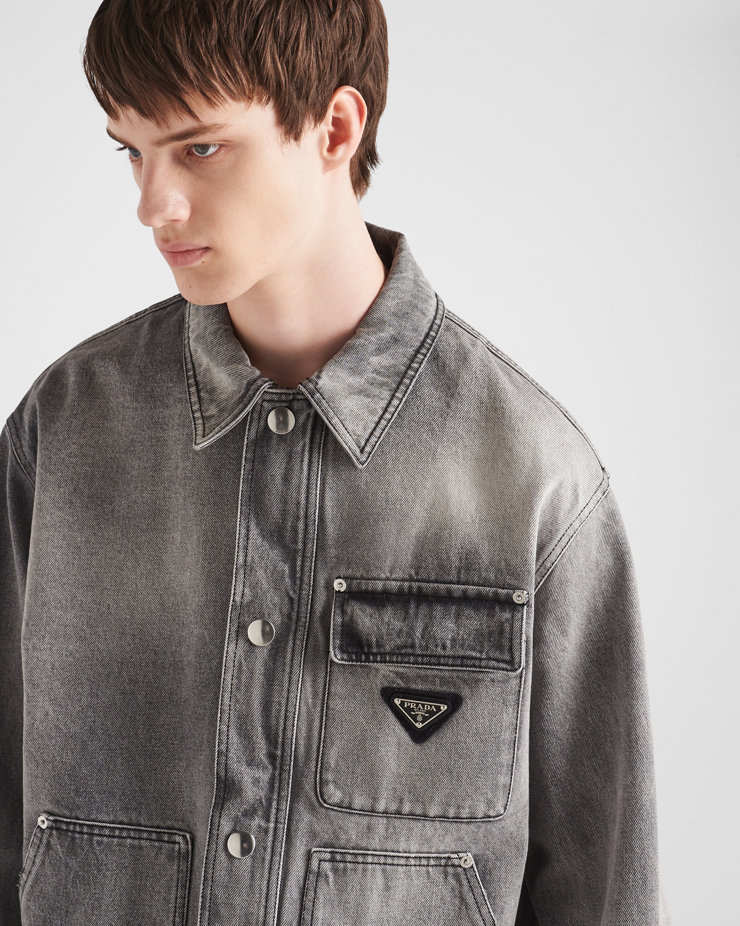 Gray sales jacket jeans
