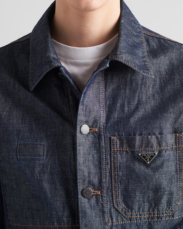 Chambray blouson jacket Chambray blouson jacket