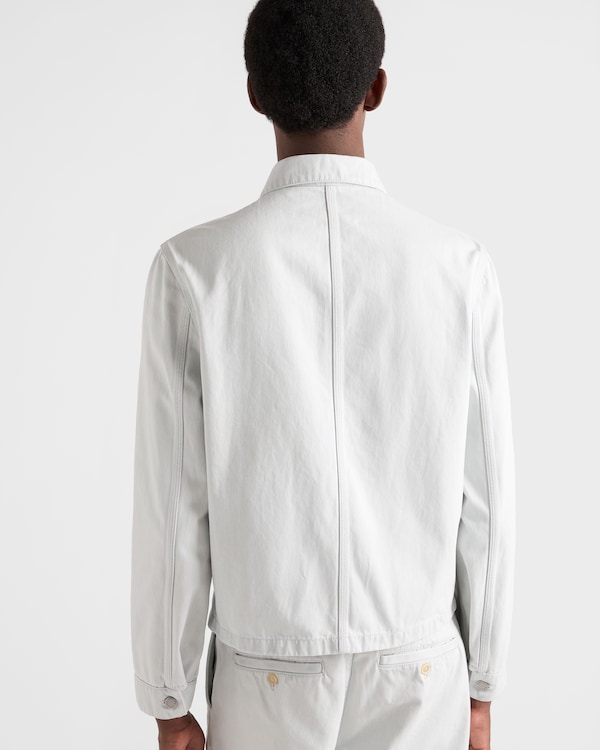 Denim blouson jacket - Sky Blue Denim blouson jacket - Sky Blue