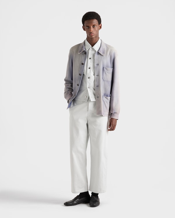 Denim blouson jacket - Sky Blue Denim blouson jacket - Sky Blue