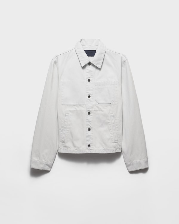 Denim blouson jacket - Sky Blue Denim blouson jacket - Sky Blue