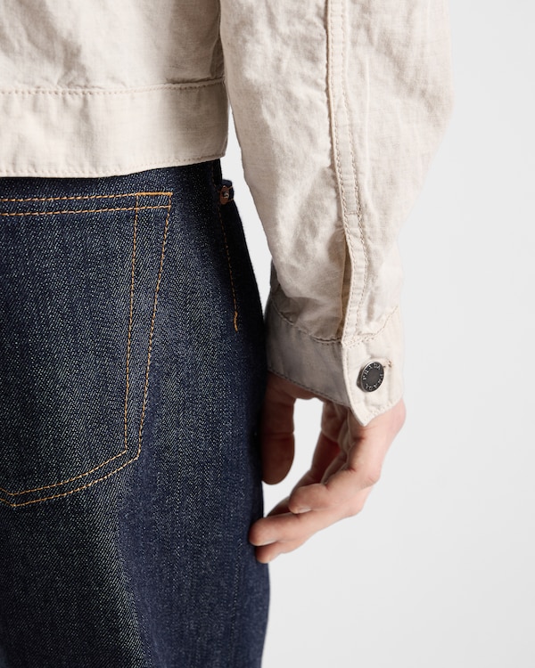 Chambray blouson jacket Chambray blouson jacket