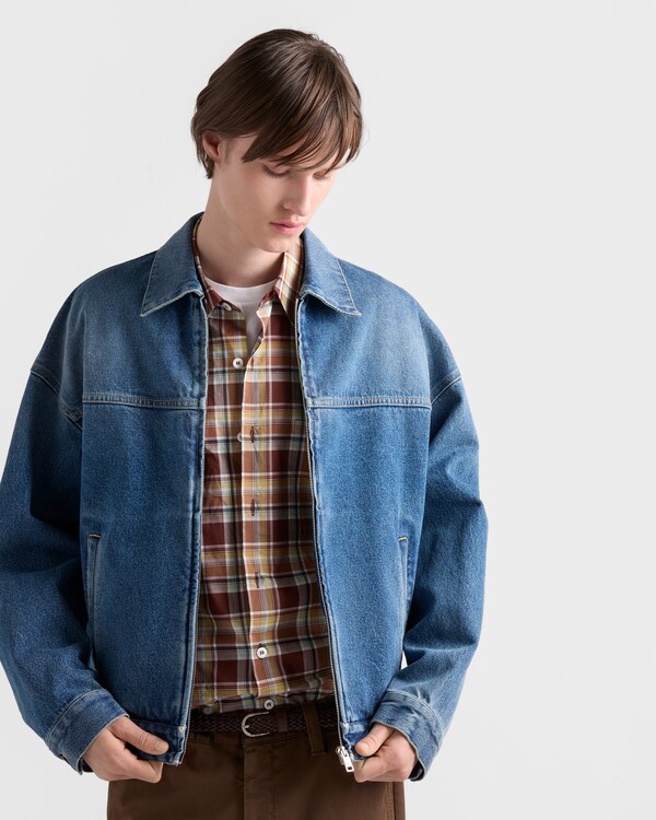 Denim blouson jacket - Navy Denim blouson jacket - Navy