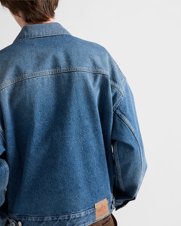 Denim blouson jacket - Navy Denim blouson jacket - Navy